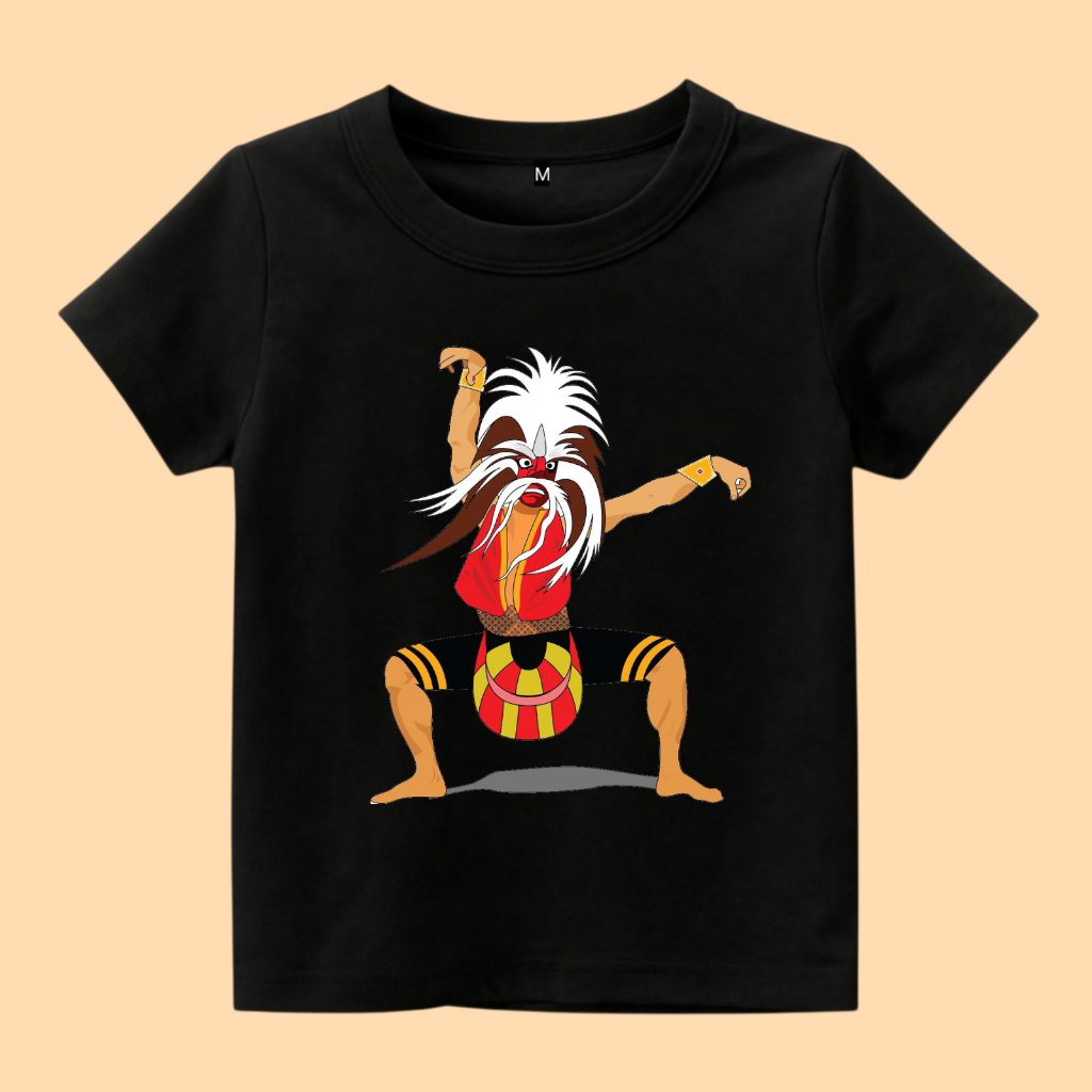 Baju kaos anak Bujang Ganong ganongan reog ponorogo