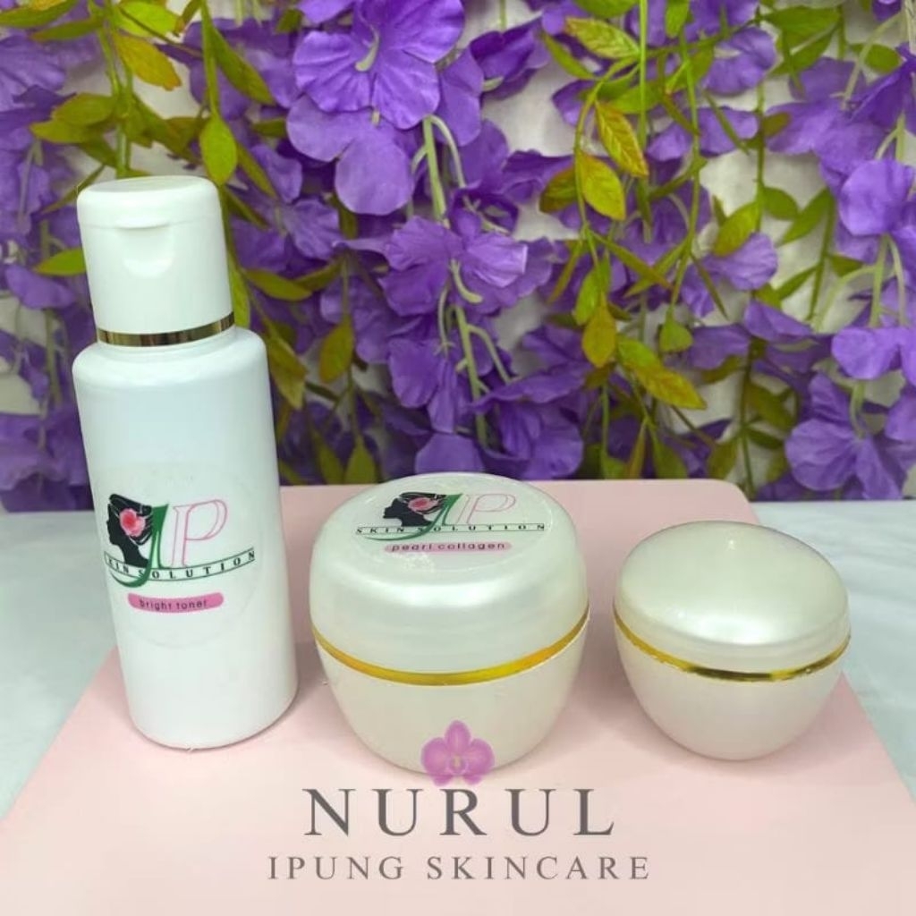 [TERMURAH] 1 set skincare ipung/krim wajah/toner wajah/paket skincare