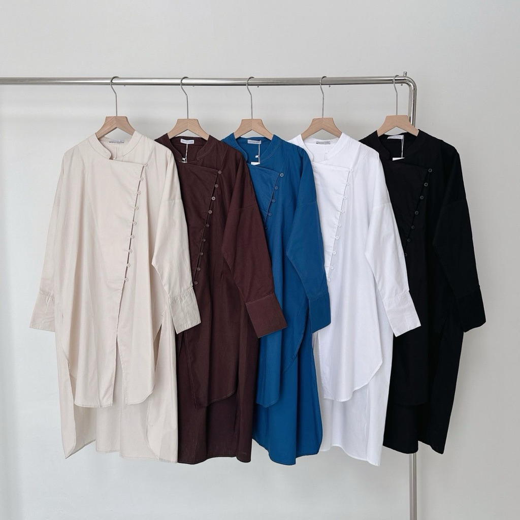 HASYA LONG SHIRT - COTTONTREND PEKANBARU