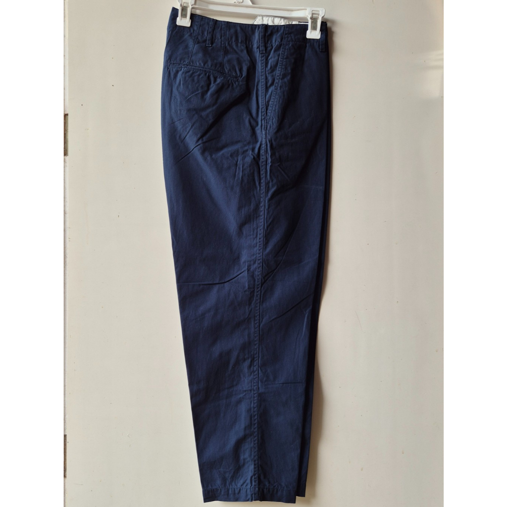 UNIQLO U Wide Fit Tapered Pants Celana Panjang Chinos Pria Size 30