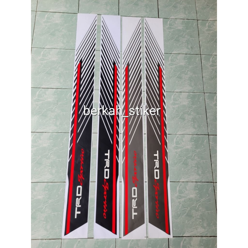 stiker aticker list body toyota fortuner new  TRD Sportivo/stiker trd sportivo fortuner/stiker fortu