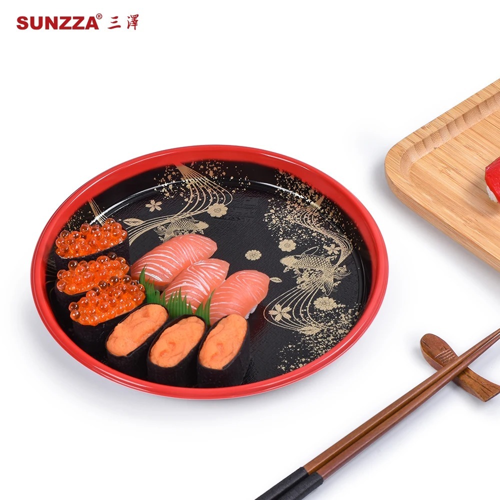 TRAY SUSHI PLATTER WANMIN GOLDEN KOI/ TRAY SUSHI BULAT