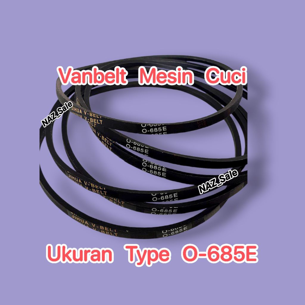 O-685E | Vanbelt Mesin Cuci | V-Belt Mesin Cuci | Belt Mesin Cuci | FanBelt Mesin Cuci O-685E | Vanb