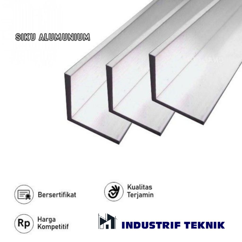 siku aluminium 50mm x 50mm x 5mm x 500mm