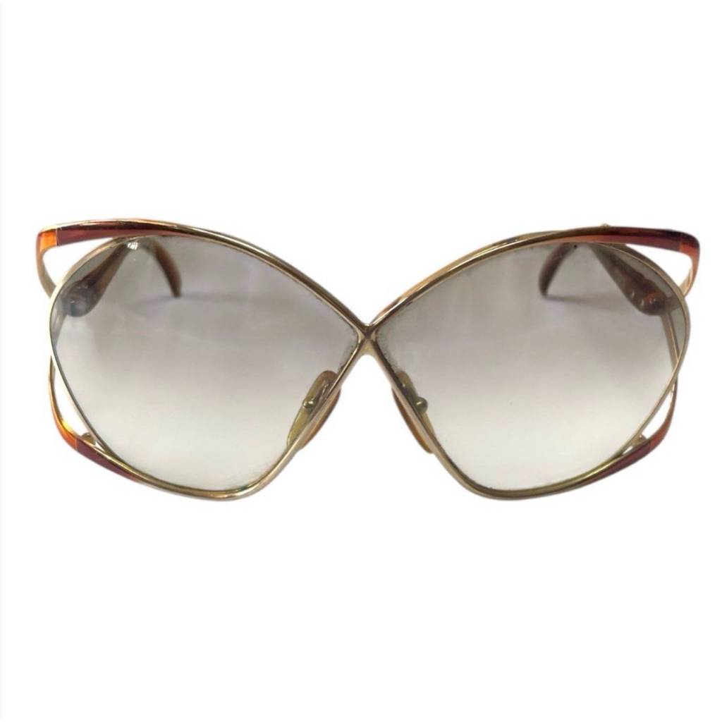 Christian Dior Vintage 1980s 2056 Kacamata Butterfly Sunglasses