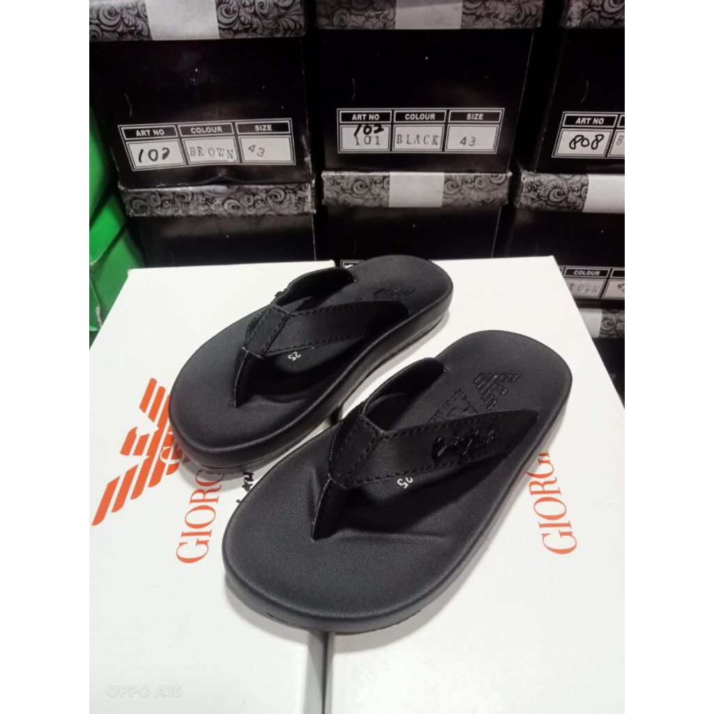 sandal slop anak sendal emporio armani