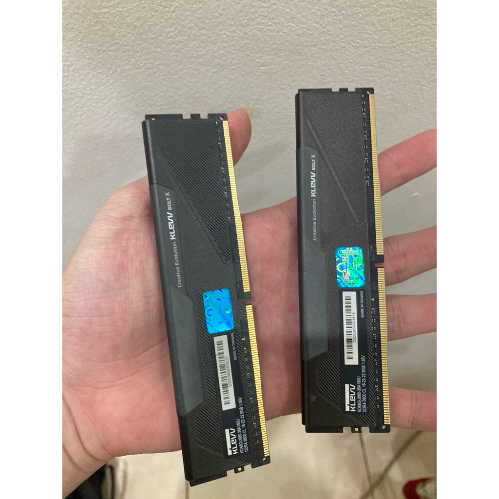 klevv bolt x series 2x8gb 3600mhz