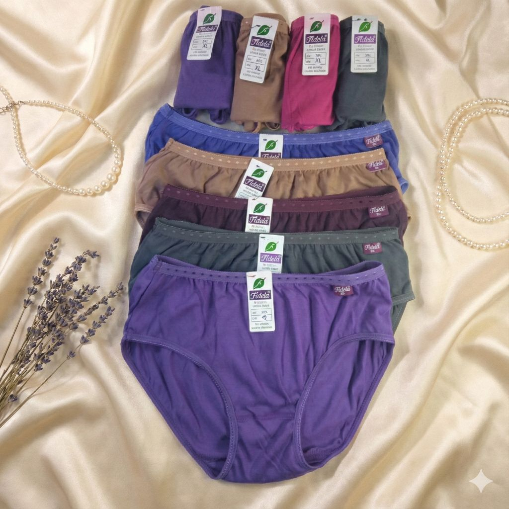 [6/12 PCS] FIDELA - Celana Dalam Wanita Merek Fidela