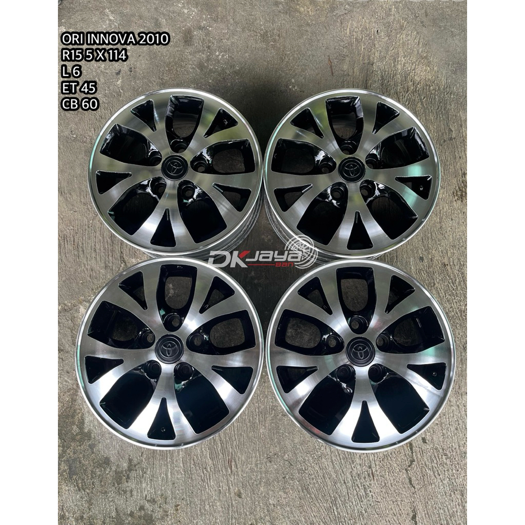 VELG ORI INNOVA AKAR 2010 R15 5 X 114 (HARGA UNTUK 4PCS VELG)