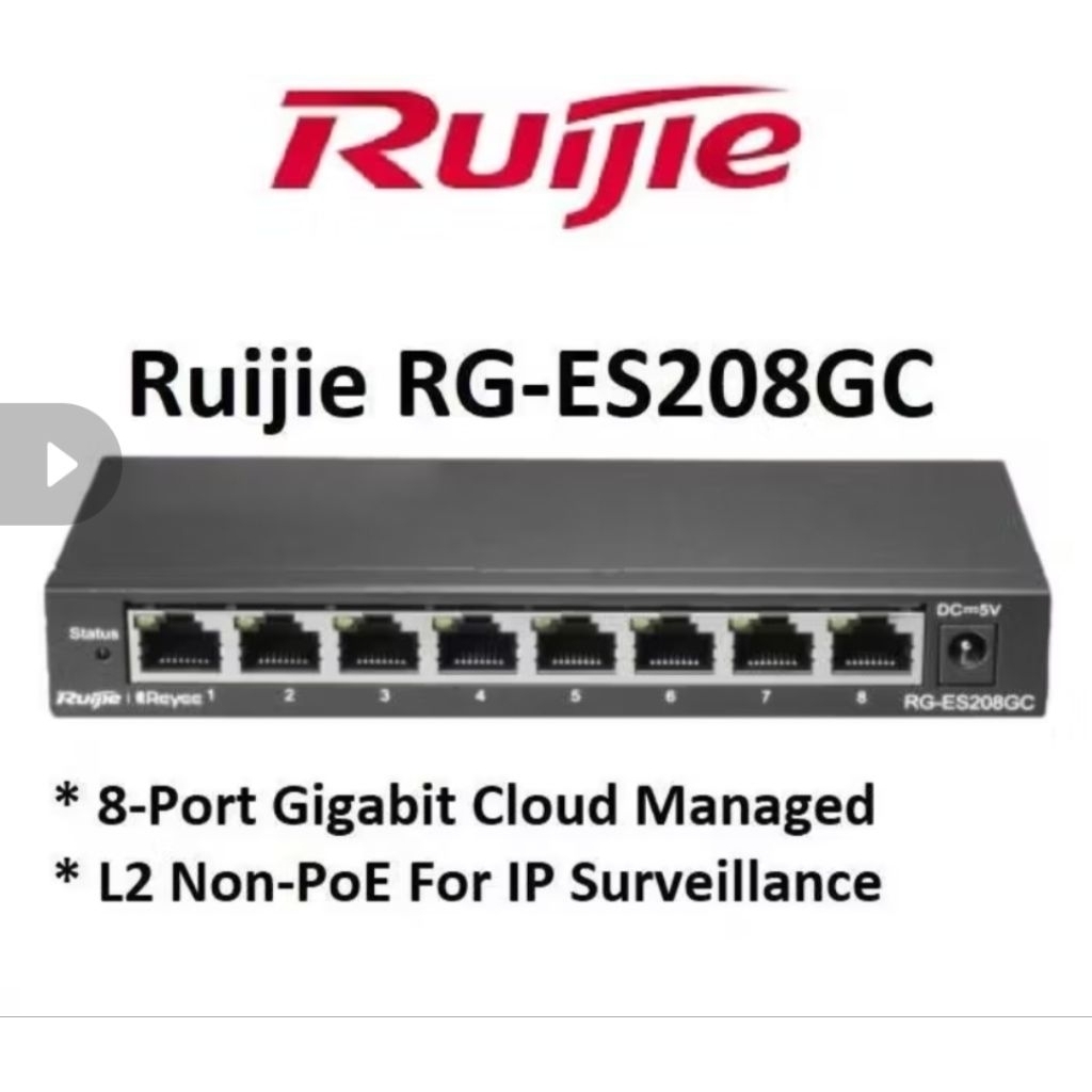 RUIJIE SWITCH MANAGED GIGABIT