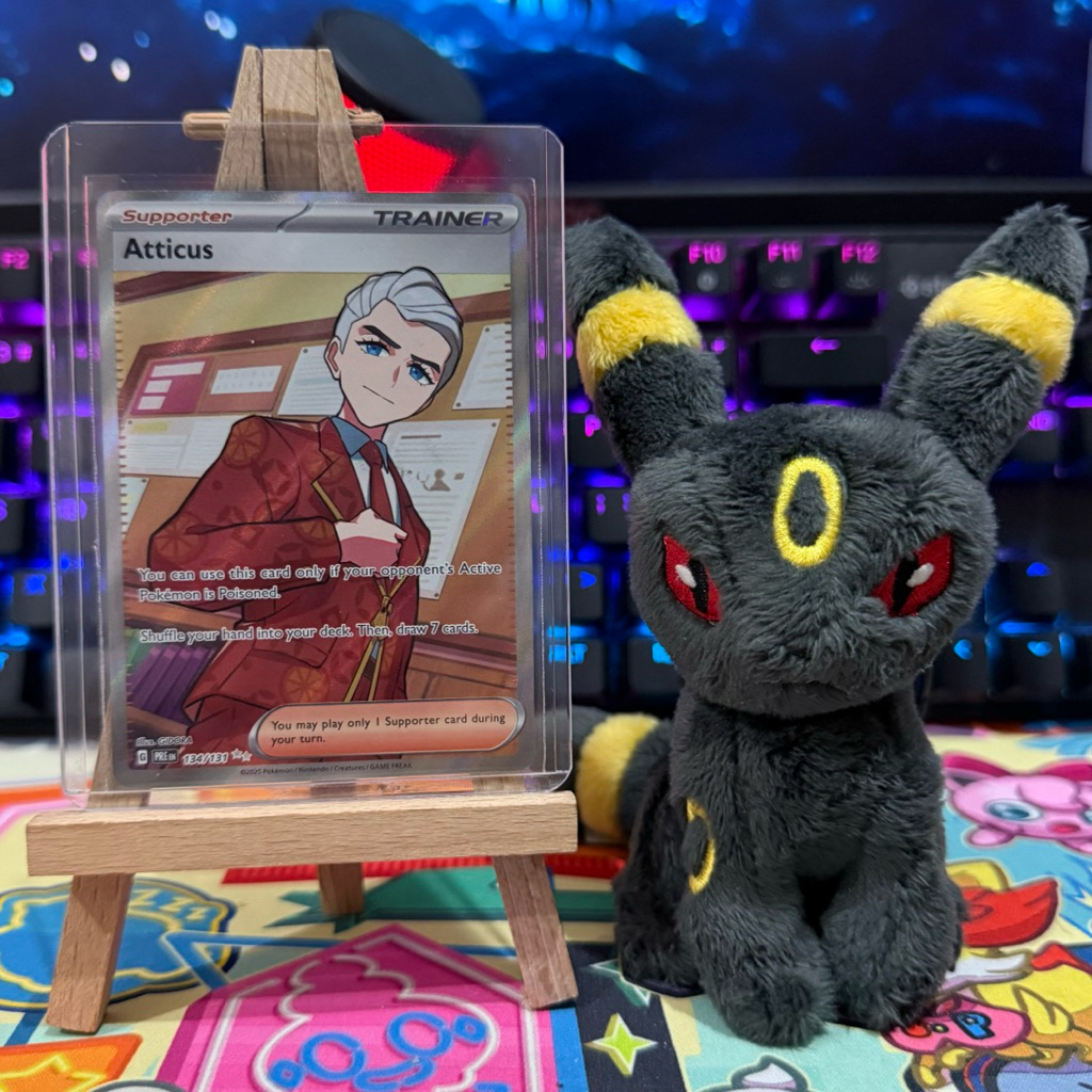 Pokemon Card Atticus SR 134/131 SV Original English