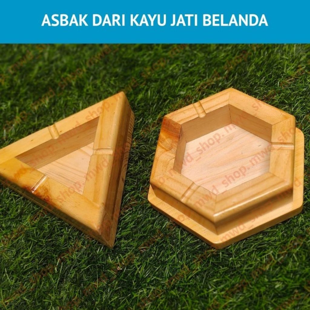 asbak kayu jati Belanda