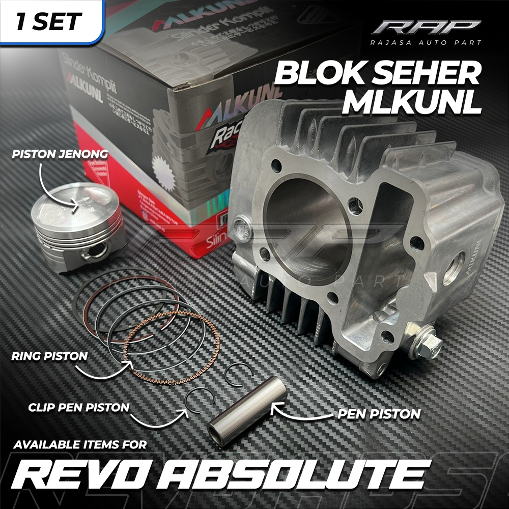BLOK SEHER BORE UP REVO ABSOLUTE 53MM  55MM 56MM PAKET BORING BOREUP REVO ABS