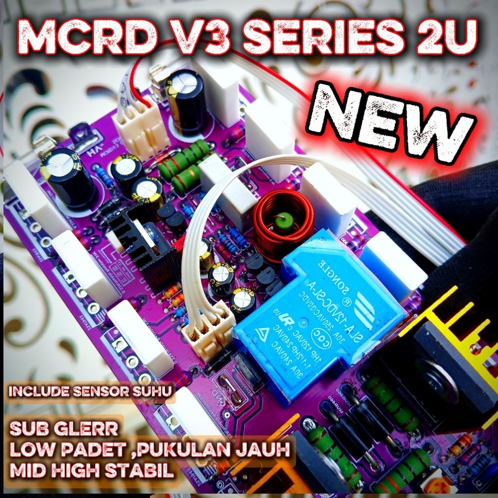 KIT MCRD V3 SERIES Darlington 2U NEW | Amplifier Subwoofer | Long Sub |  Mode Built Up