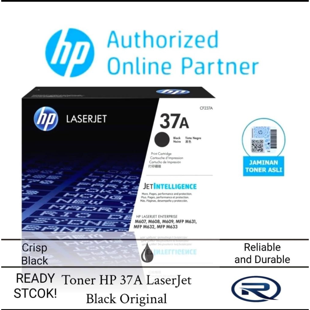 Toner HP LaserJet 37A Black (CF237A)