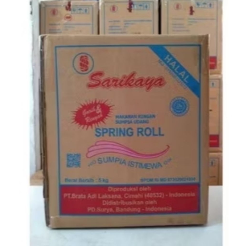 1 Dus Sumpia Udang isi 5 kg Sumpia istimewa Lezat