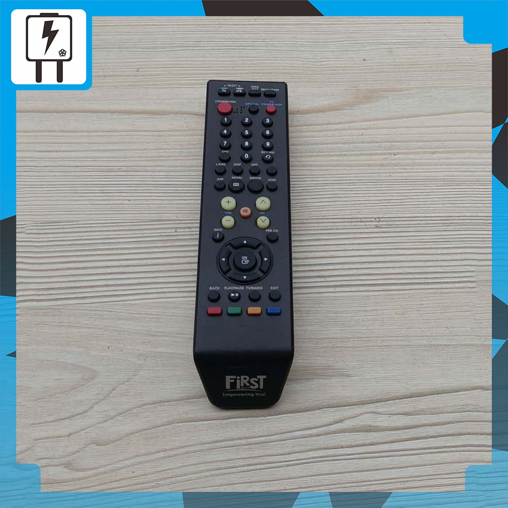 Remot STB Firstmedia Remote Set Top Box TV LCD LED