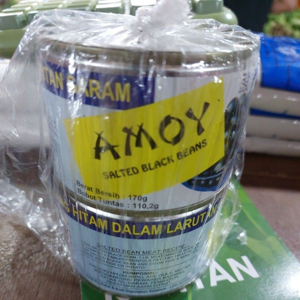 tausi/kedelai hitam dalam kaleng