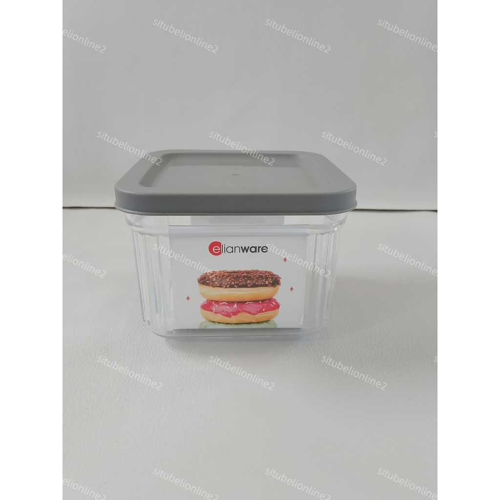 ELIANWARE- Food Container 900ml E 1847 - ABU PUTIH