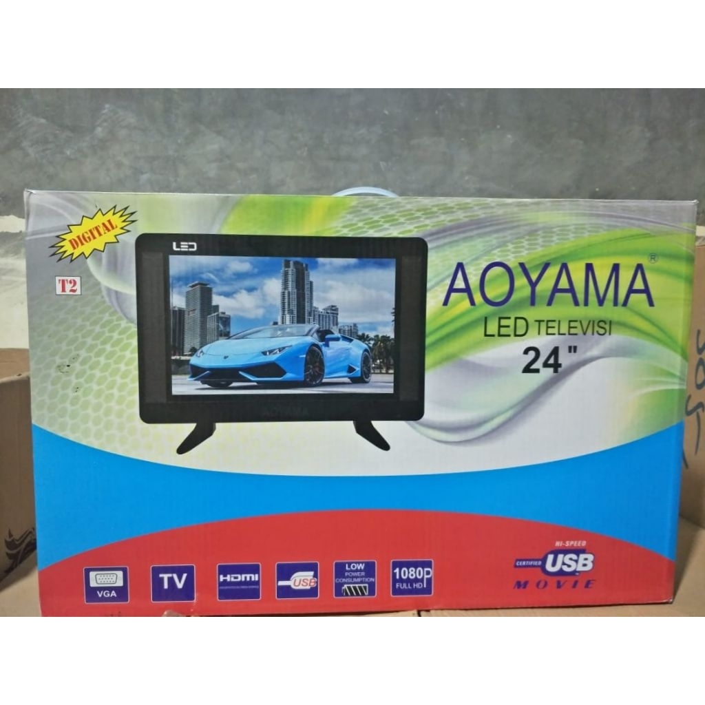 TV LED Aoyama 24 inch HD Digital
