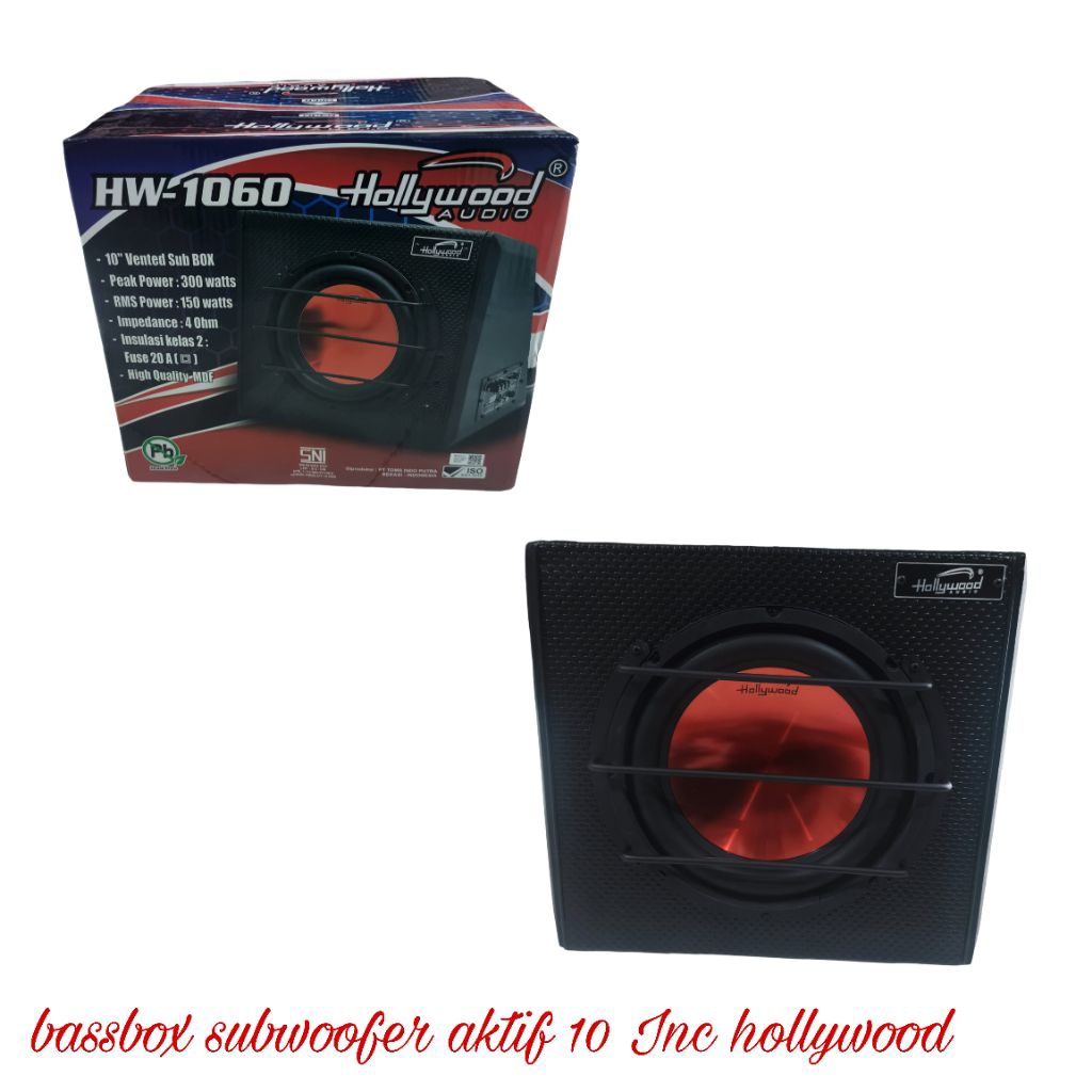 Bassbox Subwoofer Aktif 10 Inc Hollywood HW 1060