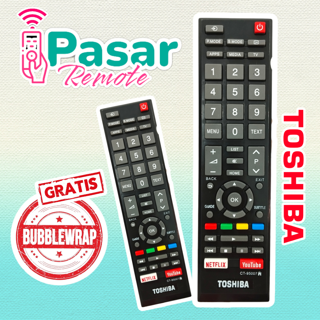 REMOTE / REMOT TOSHIBA LED SMART TV CT-95007