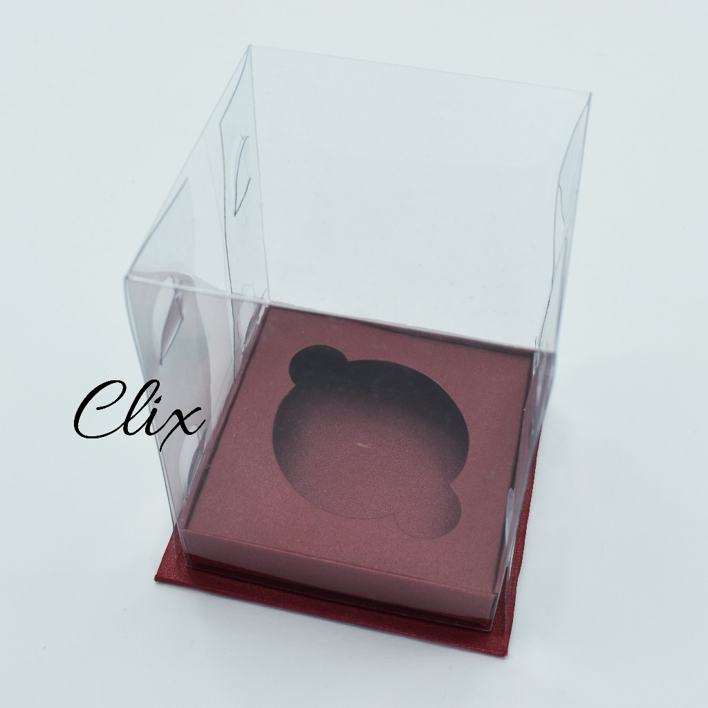 Box cupcake isi 1 red