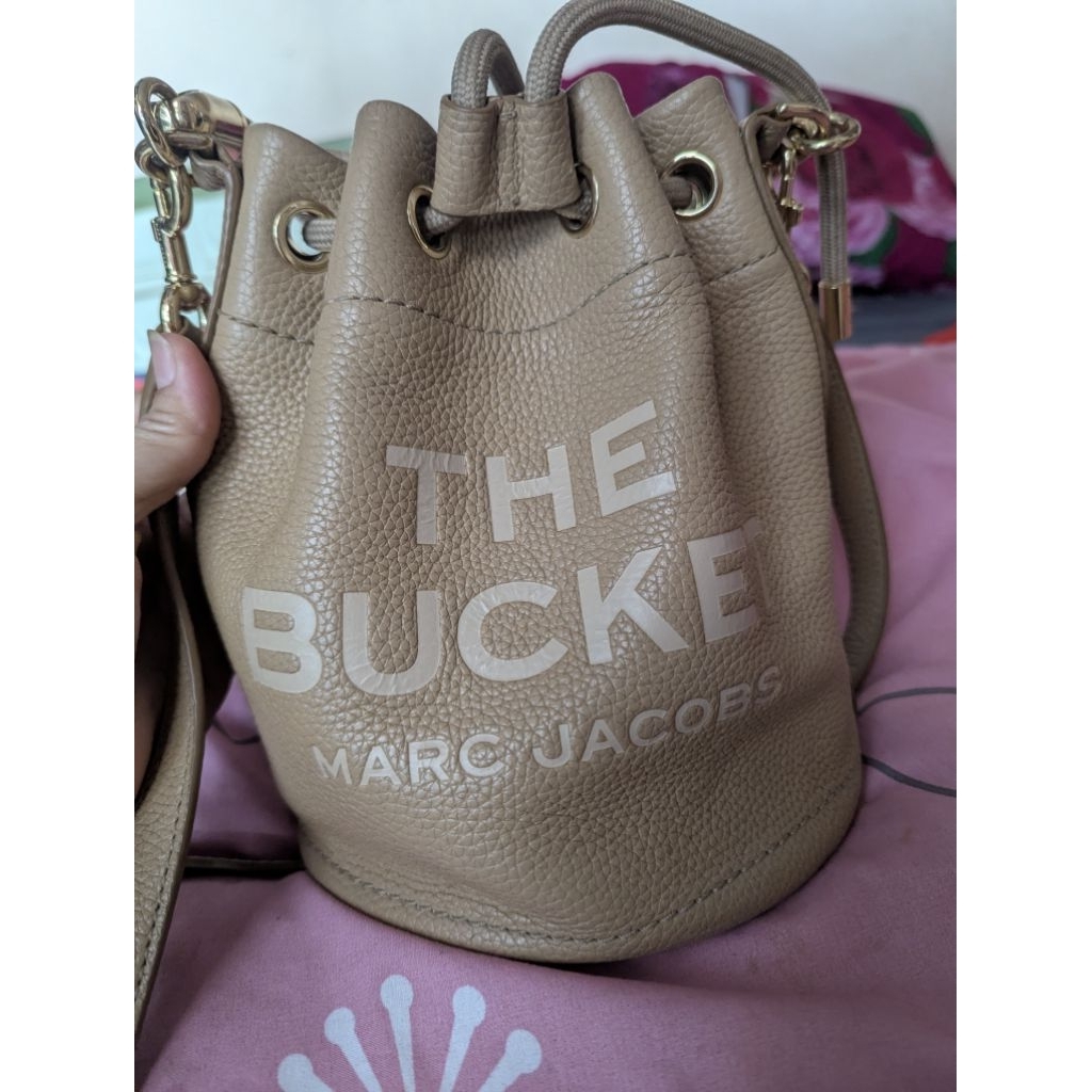 Tas MJ the Marc Jacobs the leather mini camel preloved bekas authentic asli original tas kulit