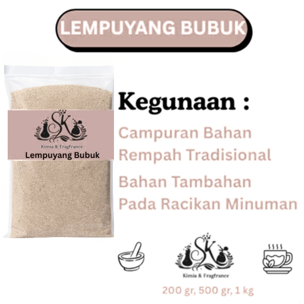 Lempuyang Bubuk / Serbuk Lempuyang