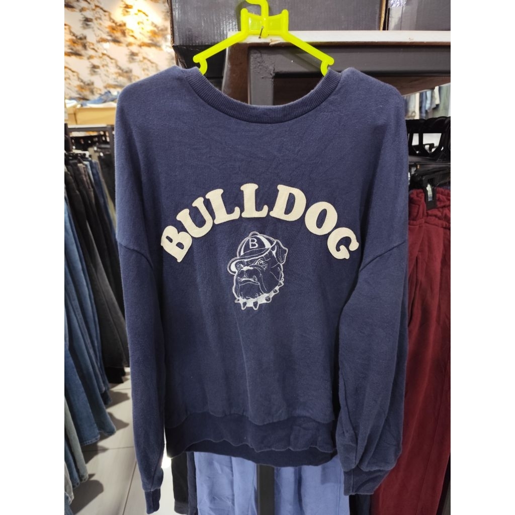 SWEATER BULLDOG BAGUNI BASKET, SWEATER OVERSIZE, SWEATER CASUAL, SWEATER LIFESTYLE