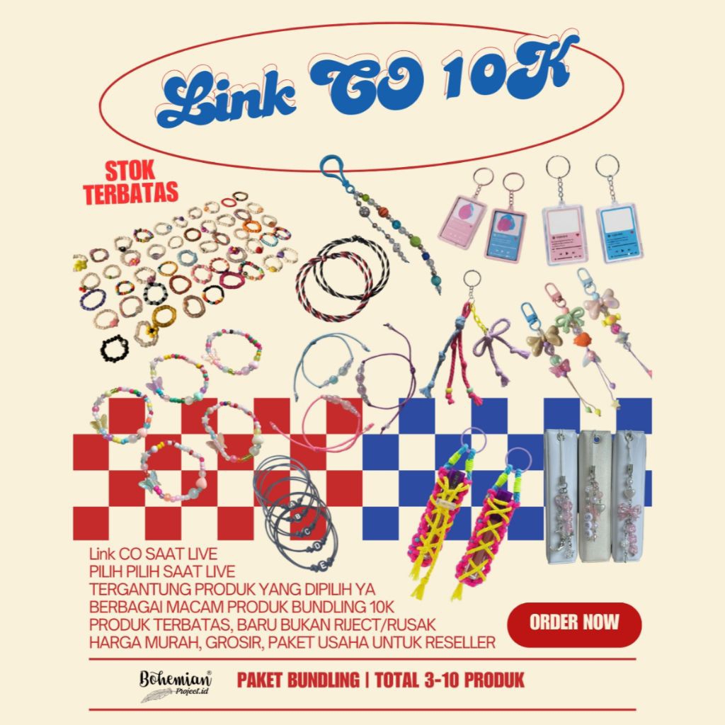 PAKET MURAH | PAKET USAHA MINI | PAKET USAHA AKSESORIS | BUNDLING AKSESORIS 10K | GANTUNGAN HP/TALI 