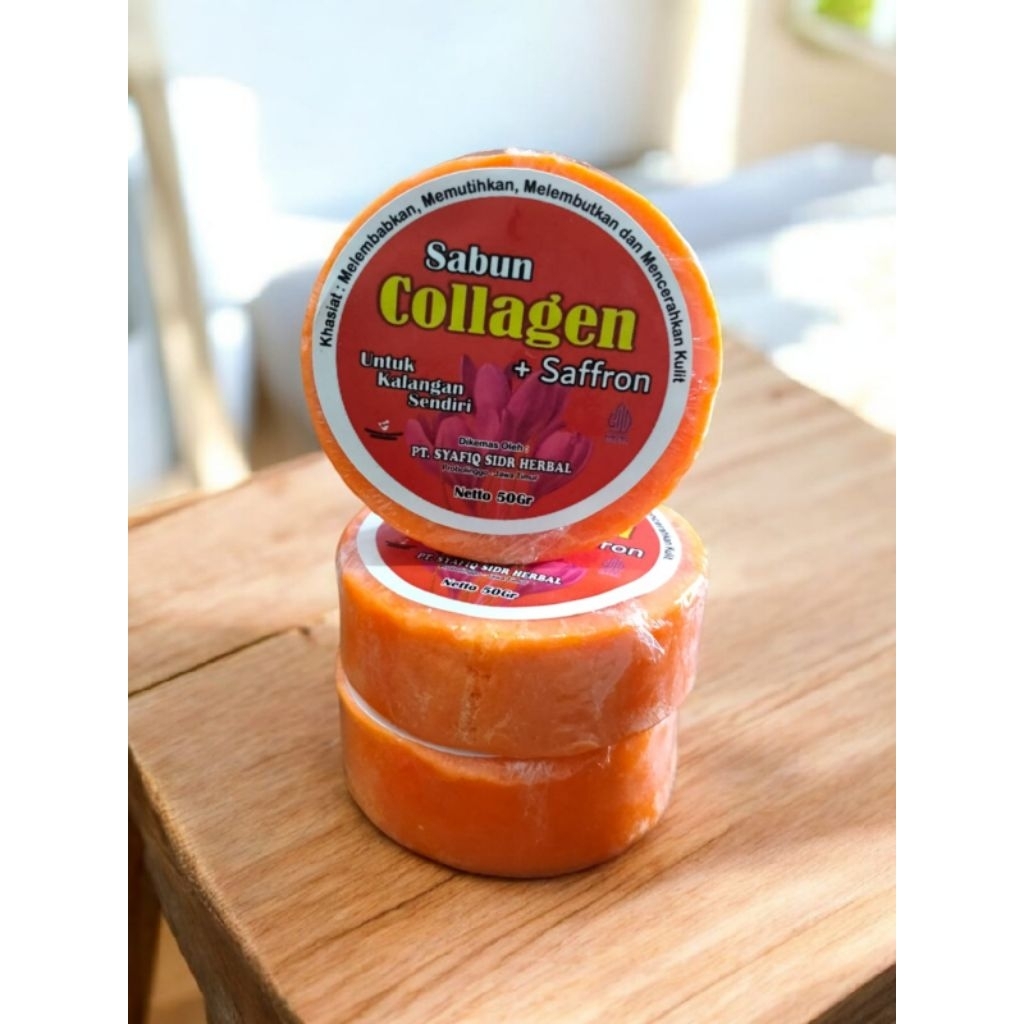 SABUN SAFFRON+COLLAGEN MELEMBABKAN