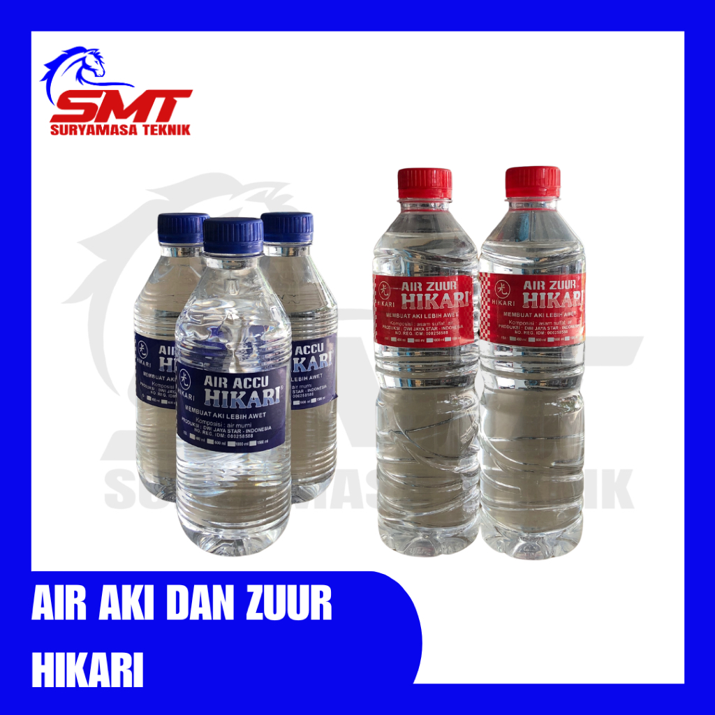 AIR AKI (BIRU) & AIR ZUUR (MERAH) - MERK HIKARI