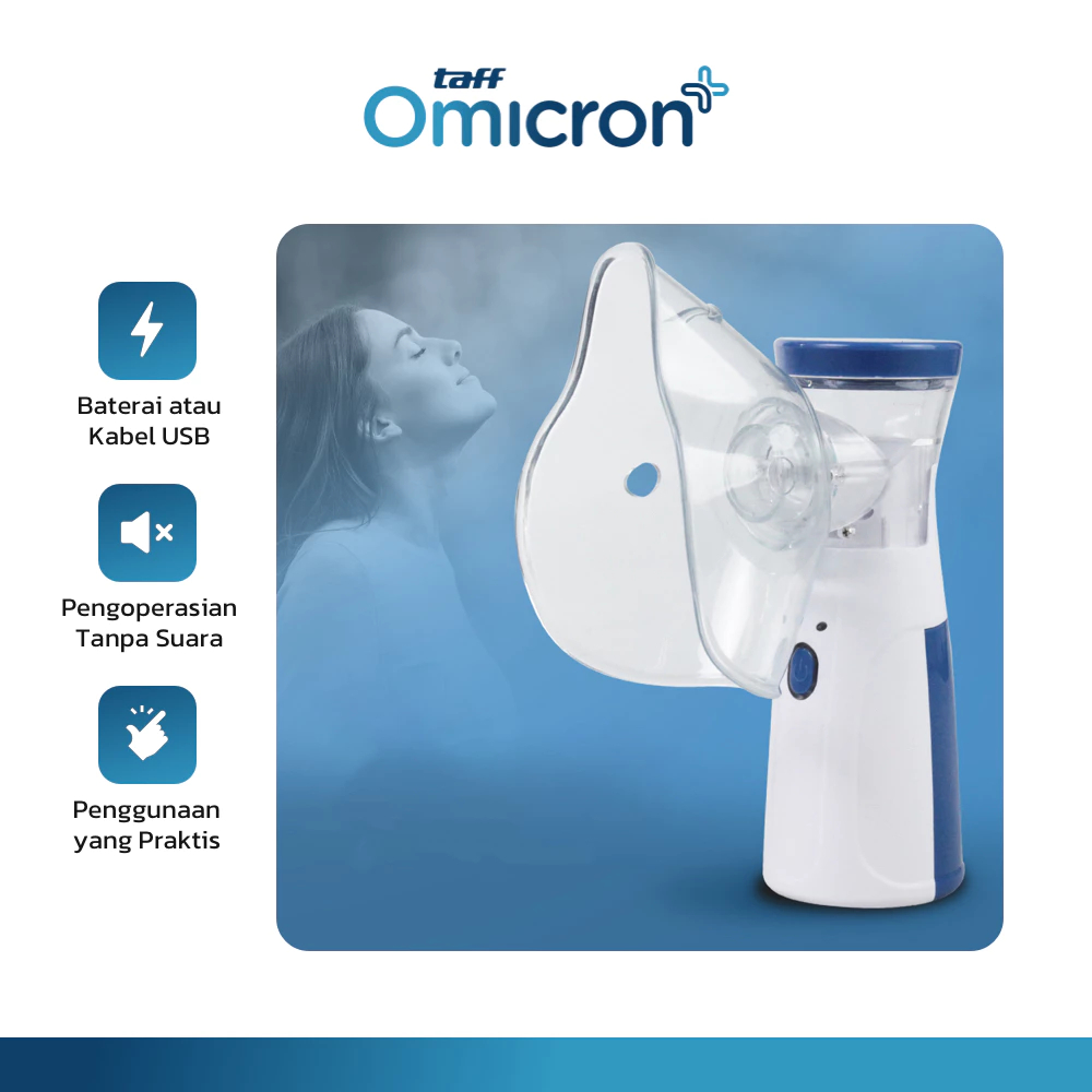 Nebulizer Portable Taff Omicron Alat Terapi Pernapasan