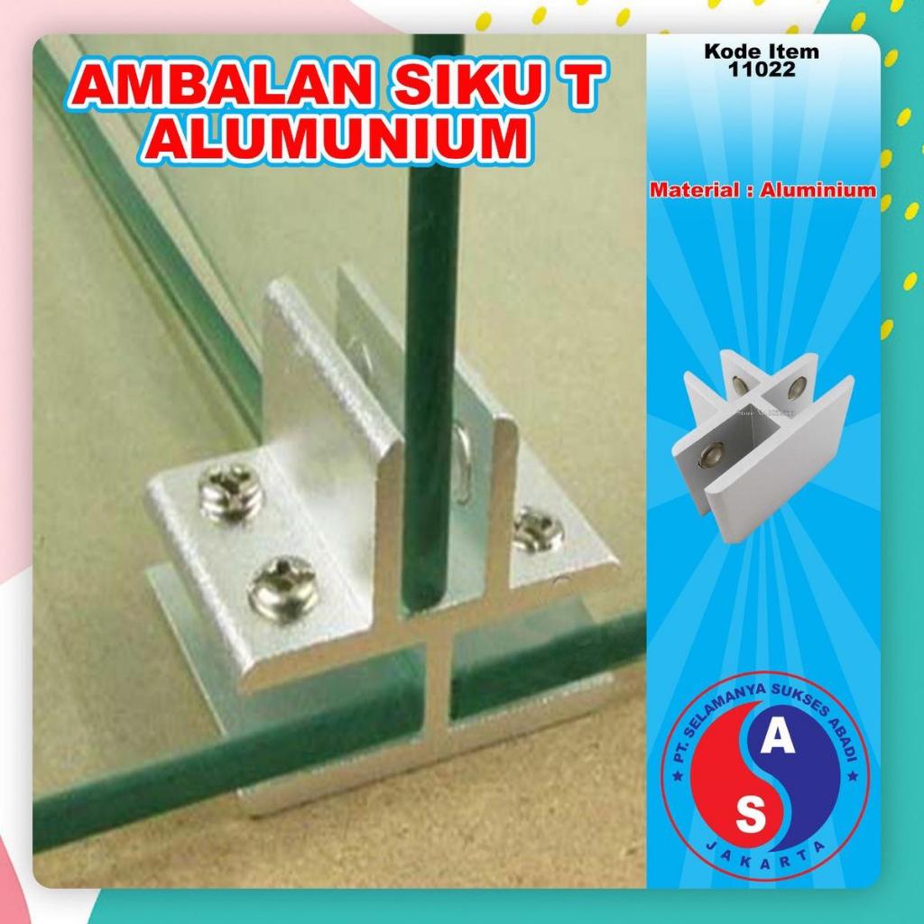 Ambalan Bracket Penjepit Kaca T Siku Penjepit Kaca Jepit Kaca 3 Sudut