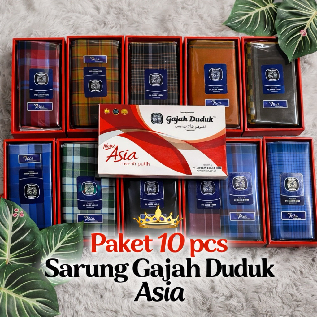 (10 pcs) sarung gajah duduk original/sarung gajah duduk asia