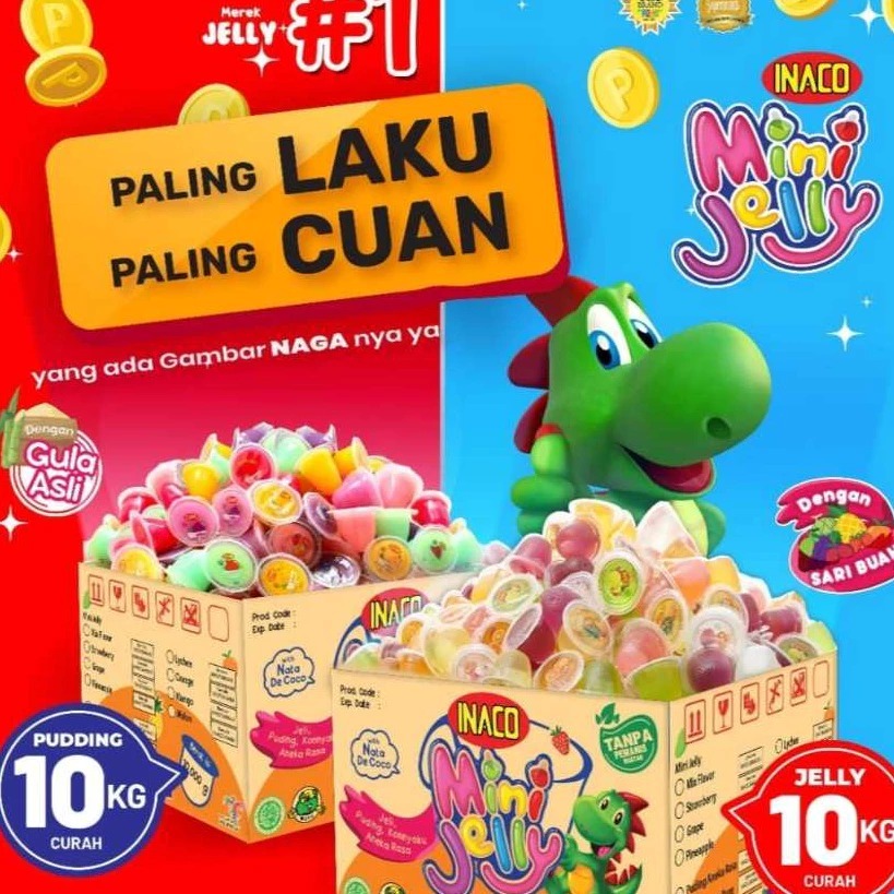 Inaco Jelly 1 Dus 10Kg Rasa Mix
