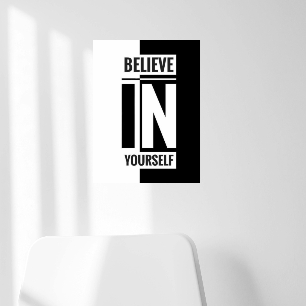 Poster Quotes English Aesthetic - Hiasan Dinding Typography Minimalis
