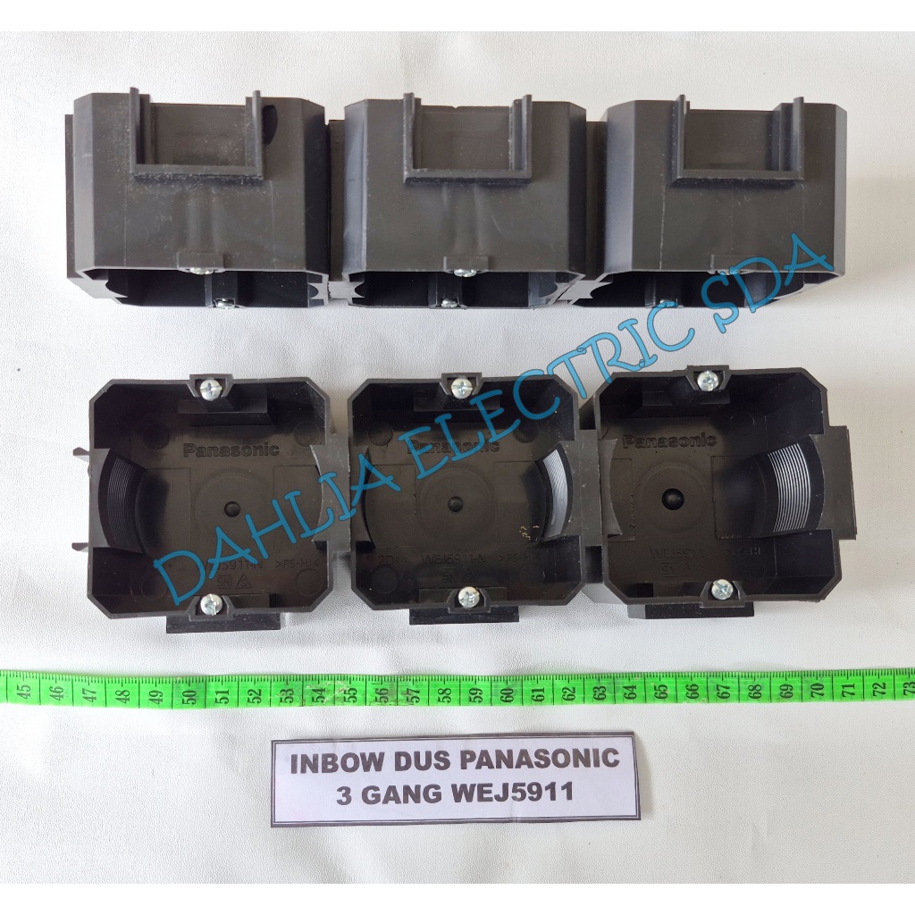 INBOW DUS PANASONIC 3 GANG COCOK UNTUK SAKLAR DAN STOP KONTAK 3 GANG