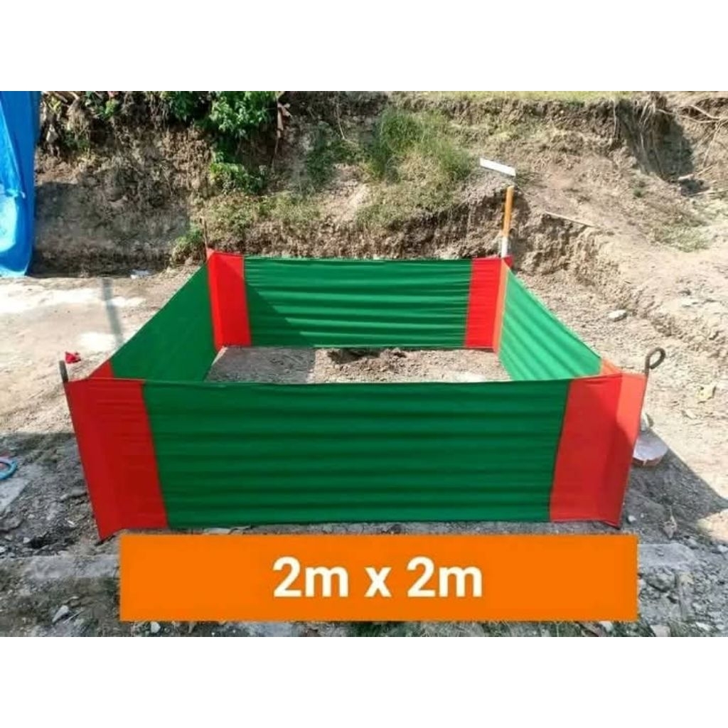 Geber kain Aduan Ayam Tempat Sabung Ayam 2x2meter