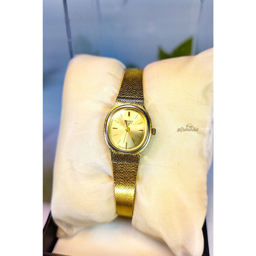 Seiko Ladies Women Quartz Gold ORIGINAL Not Exceline Lukia lk Wicca Sheen Jam Wanita