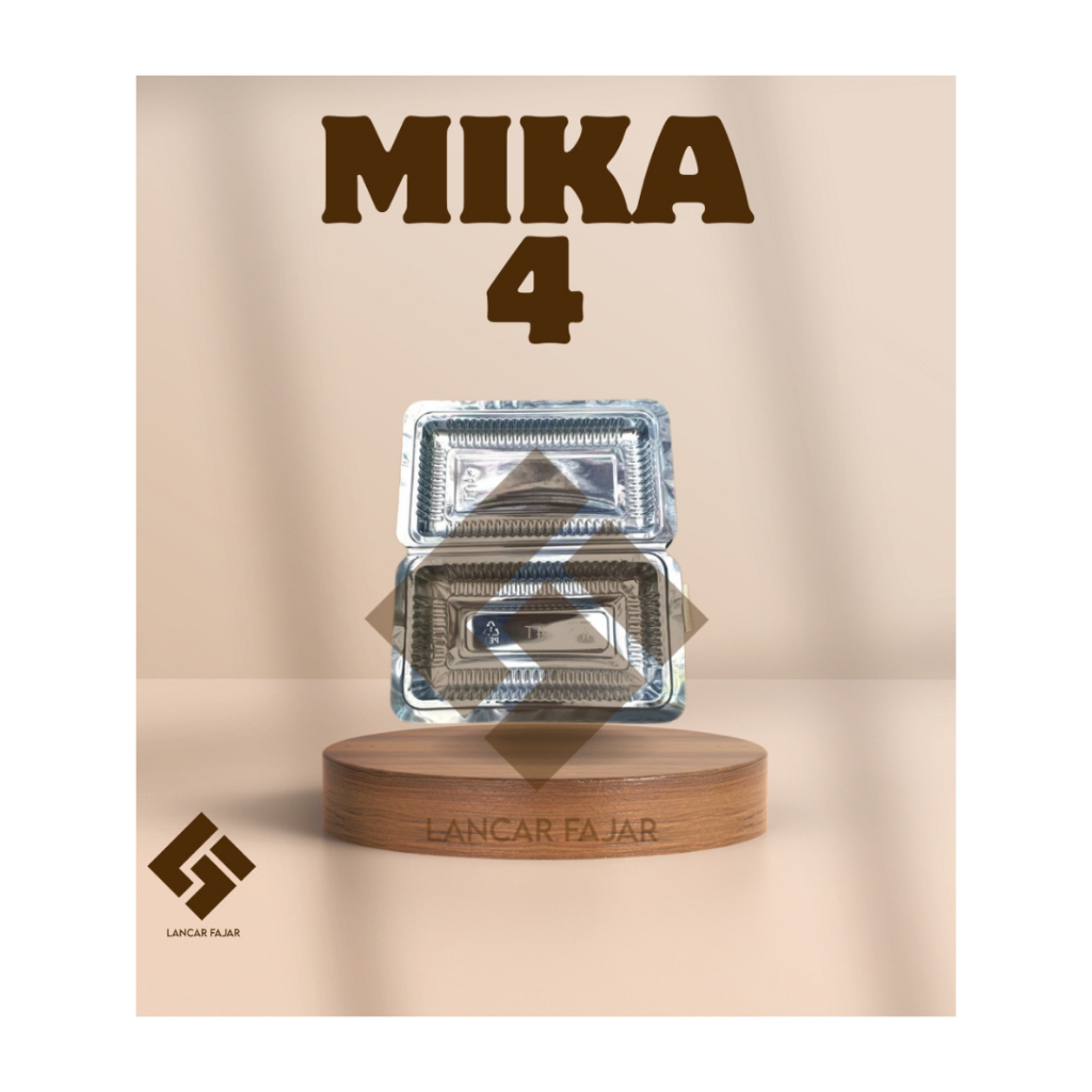 [LF] mika ukuran 4 / mika 4T / mika Cx 4X / mika 4a / mika plastik 4c / mika plastik makanan (isi 10