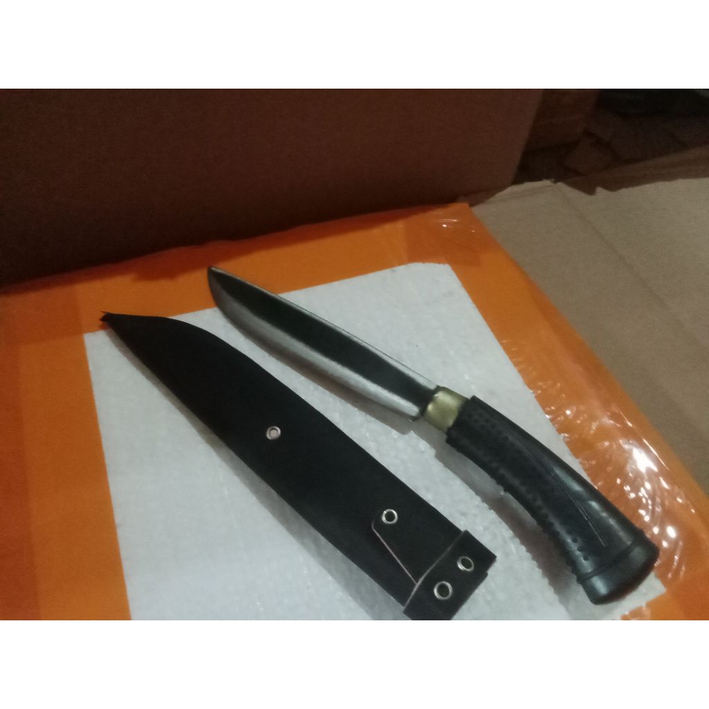 Promo Paket Hemat Pisau Fillet Daging Multifungsi Sapi, Kerbau,kambing, ayam dan Serangka kalep