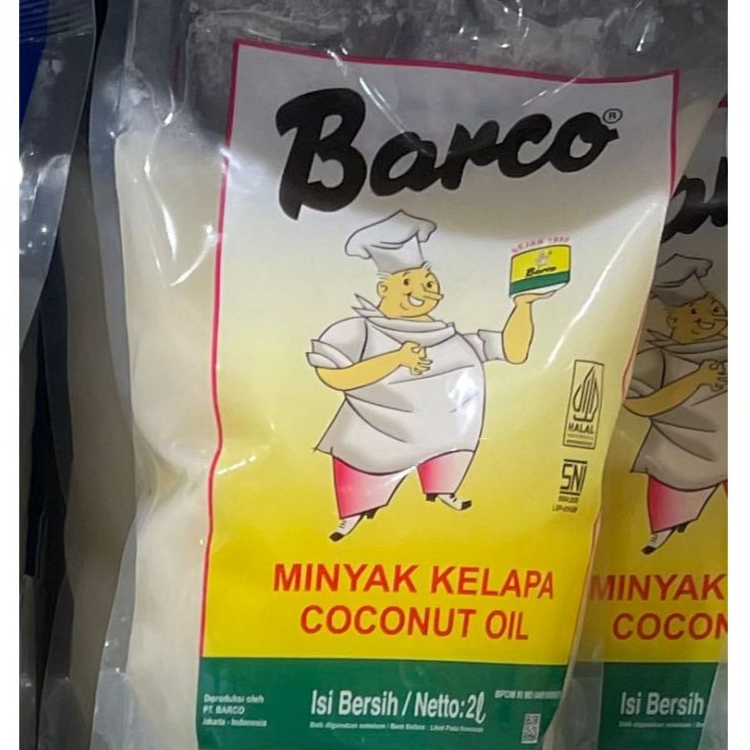 Barco Minyak Goreng Kelapa / Barco 2 Liter