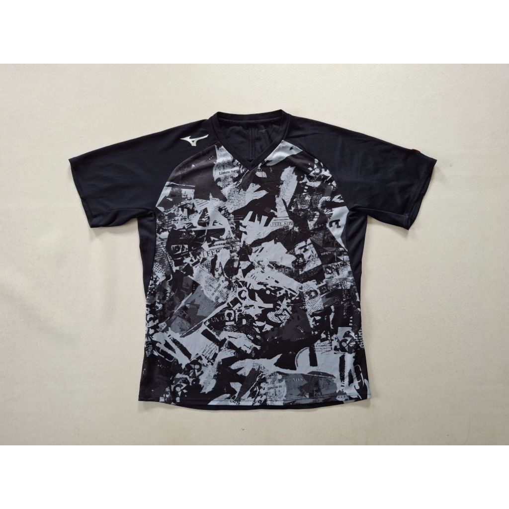 JERSEY TENIS MEJA MIZUNO FULL PRINT ORIGINAL 100%