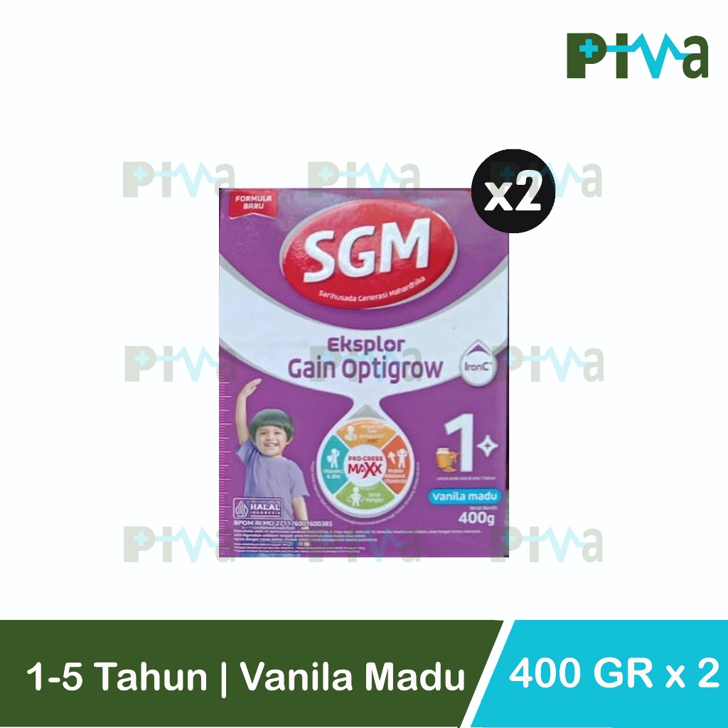 2BOX SGM EKSPLOR GAIN OPTIGROW 1-5 TAHUN 400gr
