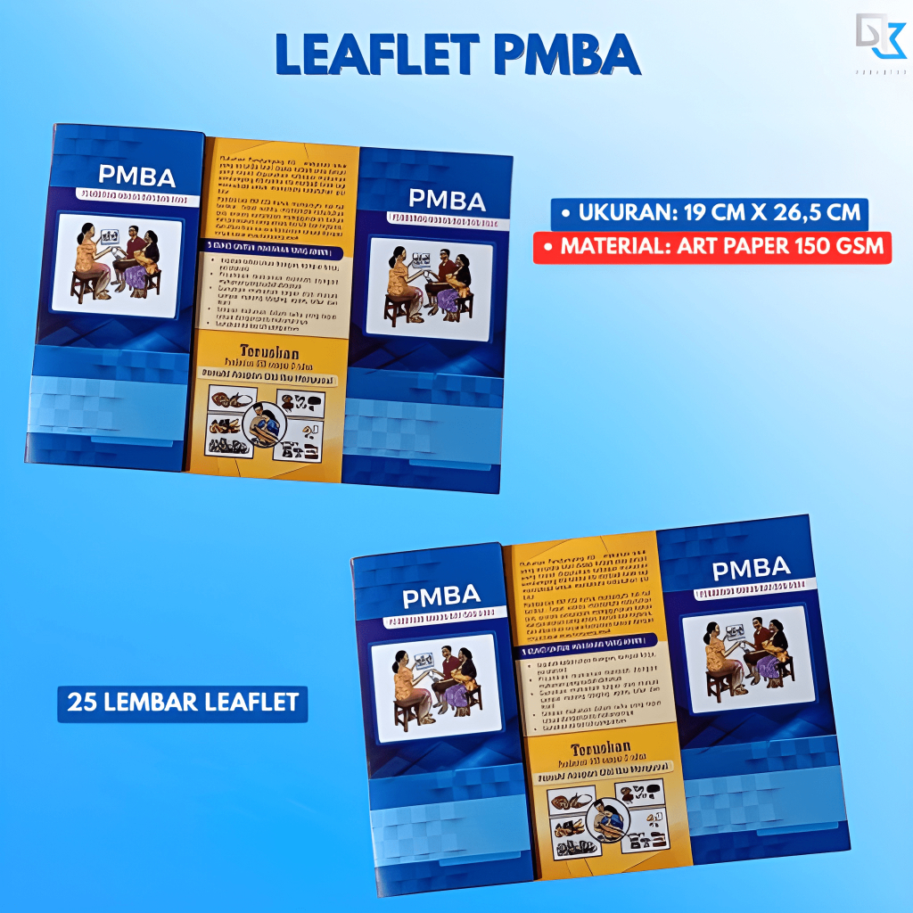 Leaflet PMBA | Pemberian Makanan Bayi dan Anak | Brosur Edukasi Gizi Anak