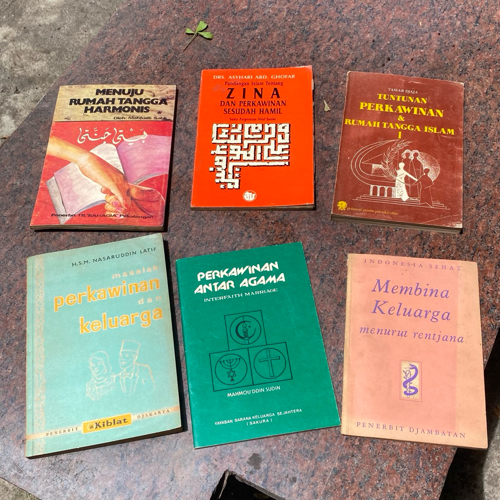 Kumpulan Buku Perkawinan & Rumah Tangga Islami – Zina dan Perkawinan, Tuntunan Perkawinan, Perkawina