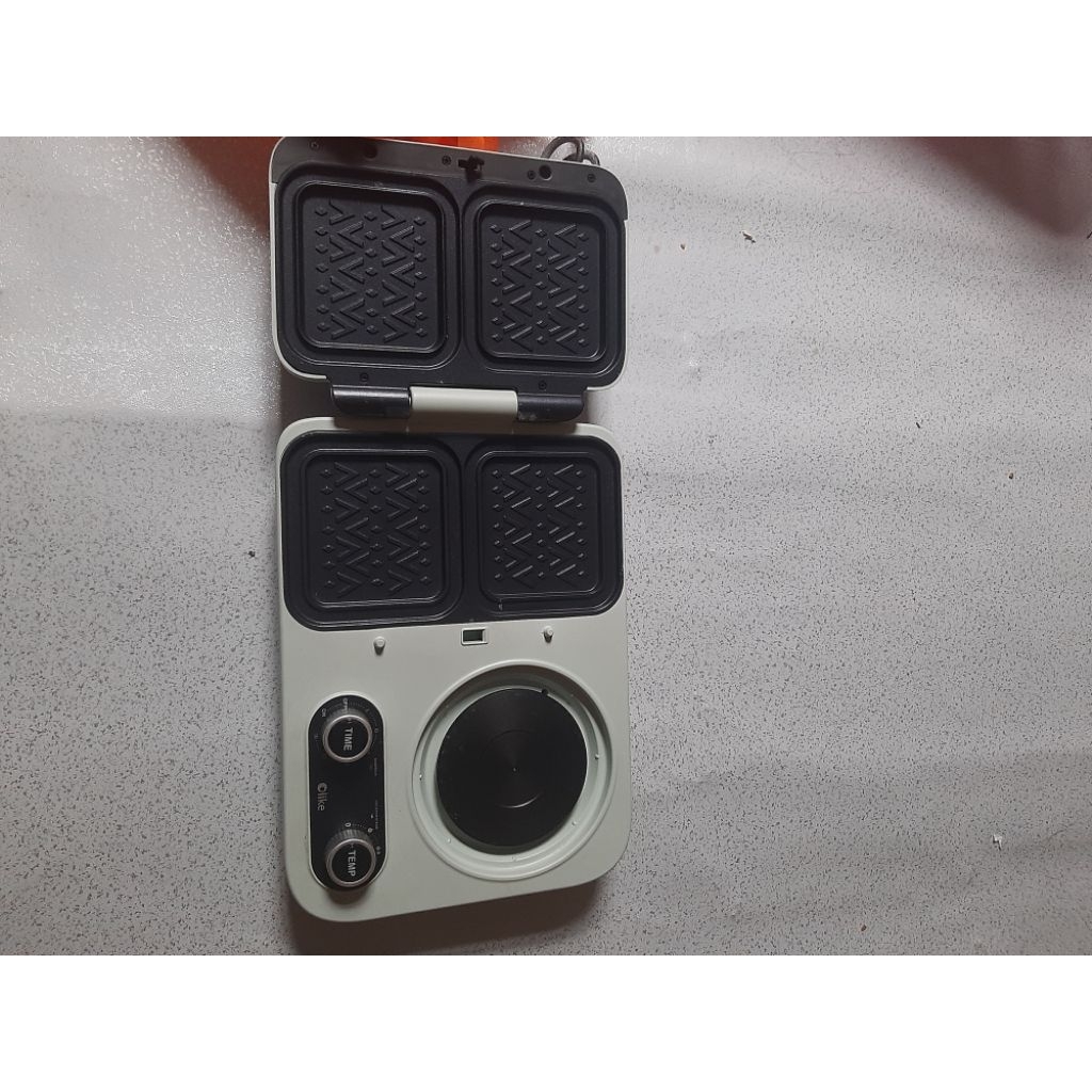Kompor listrik olike sandwich toaster / kompor listrik pemanggang roti