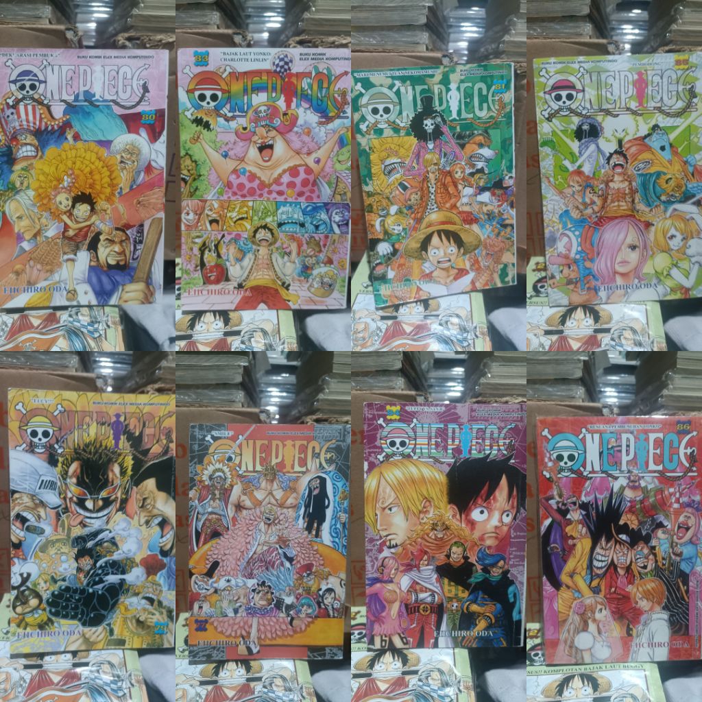 Komik one piece 77,79,80,81,83,84,85,86 / komik one piece vol 77,79,80,81,83,84,85,86